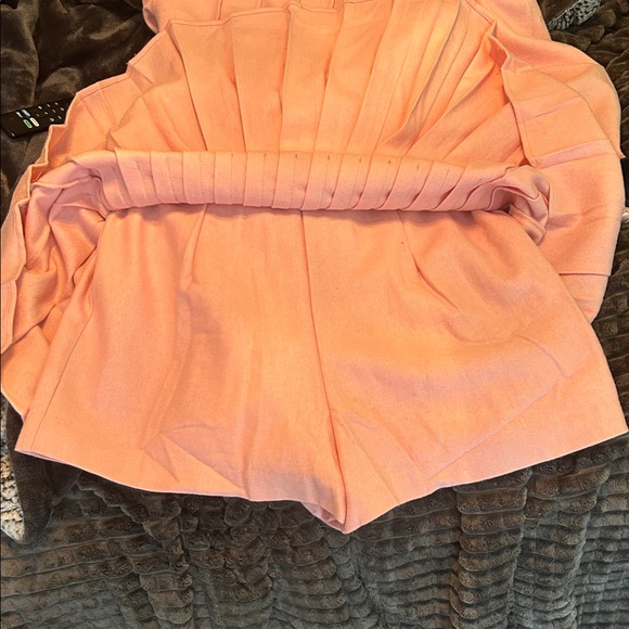 L’ecole des Femmes Baby Belle Du Jour 2.0 Wool Pleated Skirt Pink Dress Size 6 - Picture 13 of 16